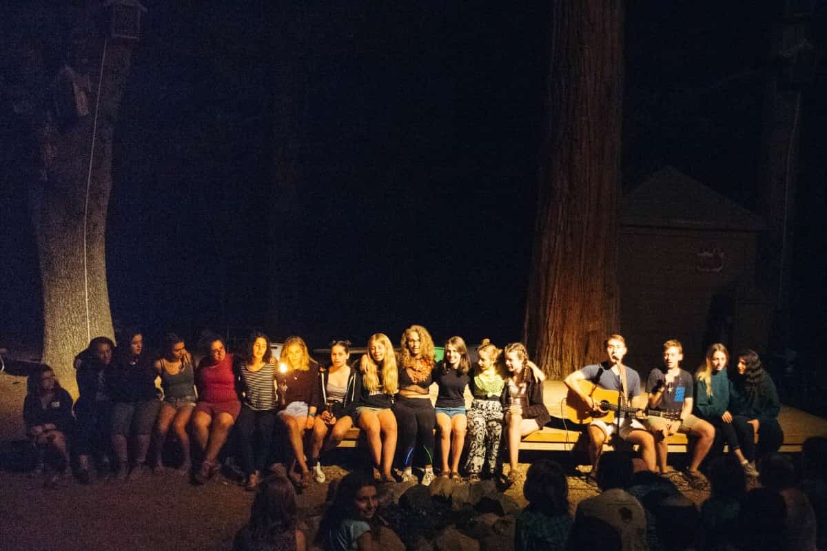 Havdalah at Camp